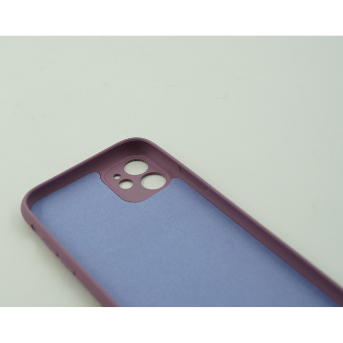 Husa protectie Vafy compatibila cu Samsung A11 Liquid Silicone Case Mov