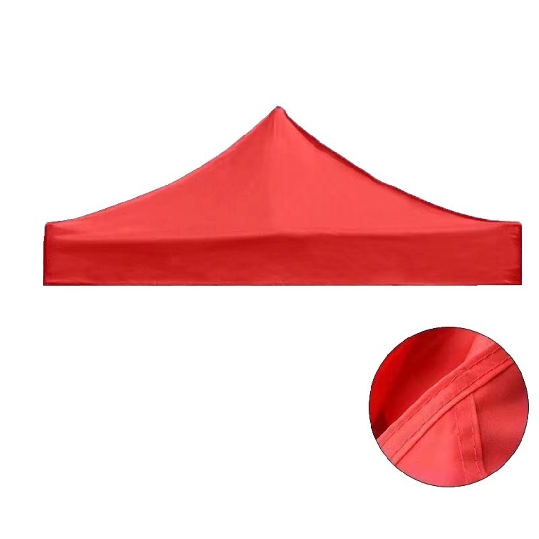 Prelata,copertina pentru acoperis cort tip pavilion Flippy, 2 x 2 m , impermeabila, invelis din material textil oxfort 700D, cauciucat Rosu