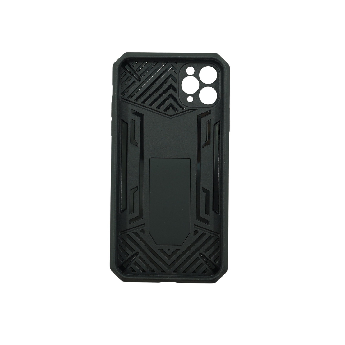 Husa de protectie Vafy pentru Apple iPhone 12 Mini Defender Model 4 cu suport, Negru