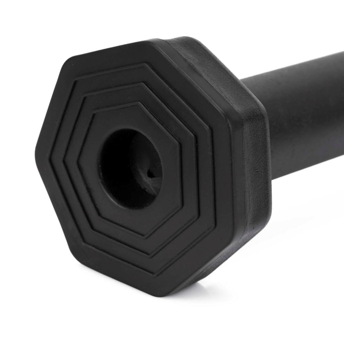 Bara tractiuni reglabila pentru usa 82-130 cm, otel si spuma NBR, capacitate 300 kg, negru