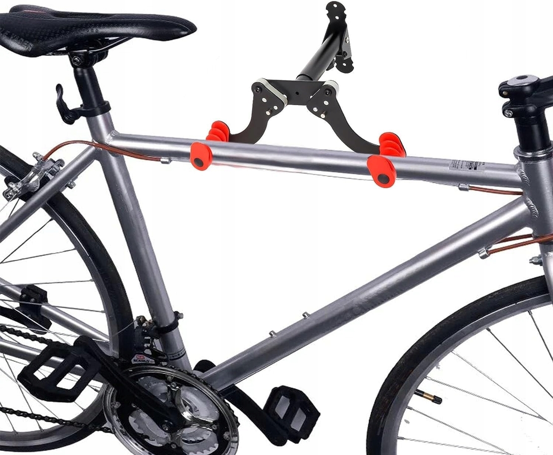 Suport biciclete pliabil pentru perete, metal, 45x36x20 cm