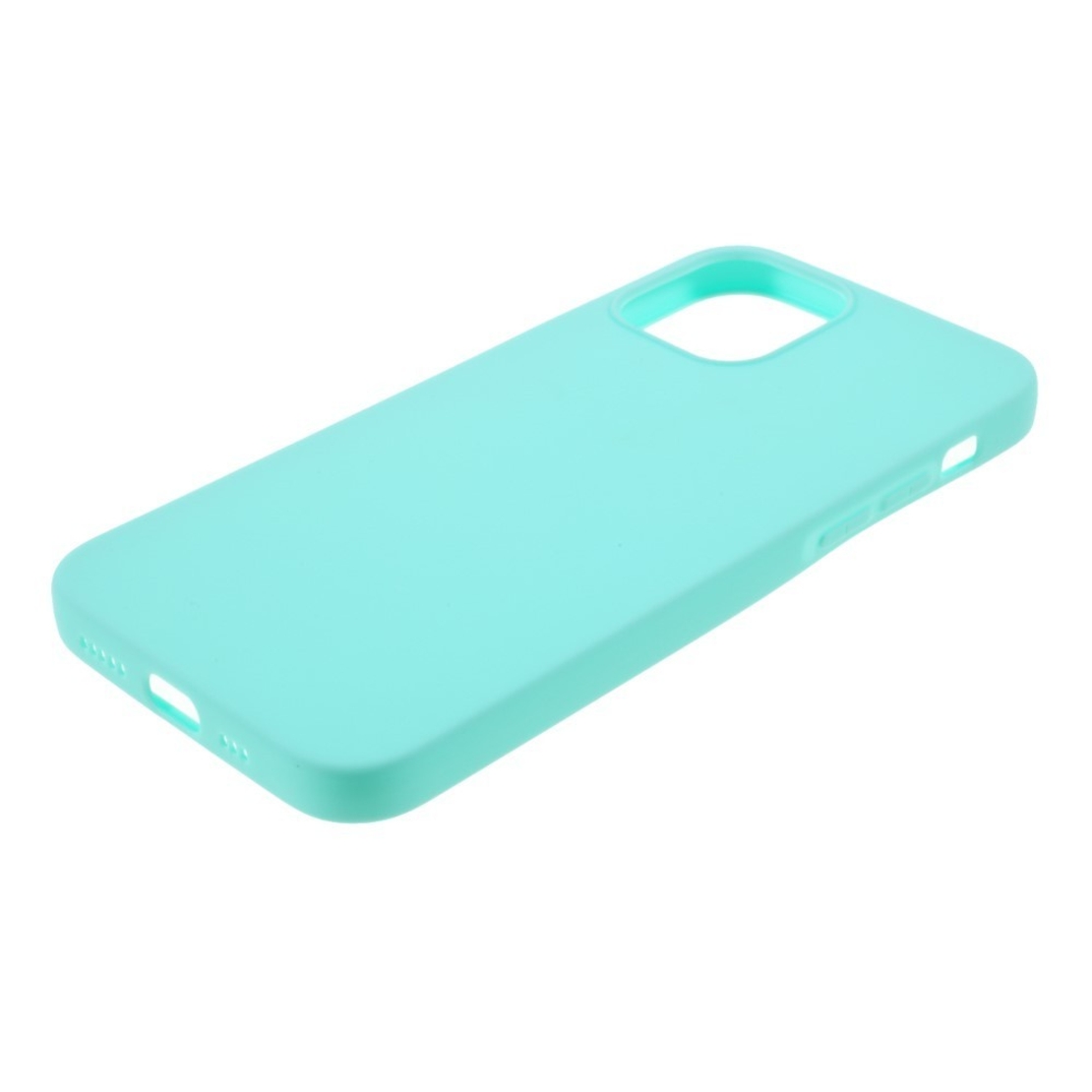 Husa protectie Vafy compatibila cu Apple iPhone 13 Matte Tpu Turcoaz Mat