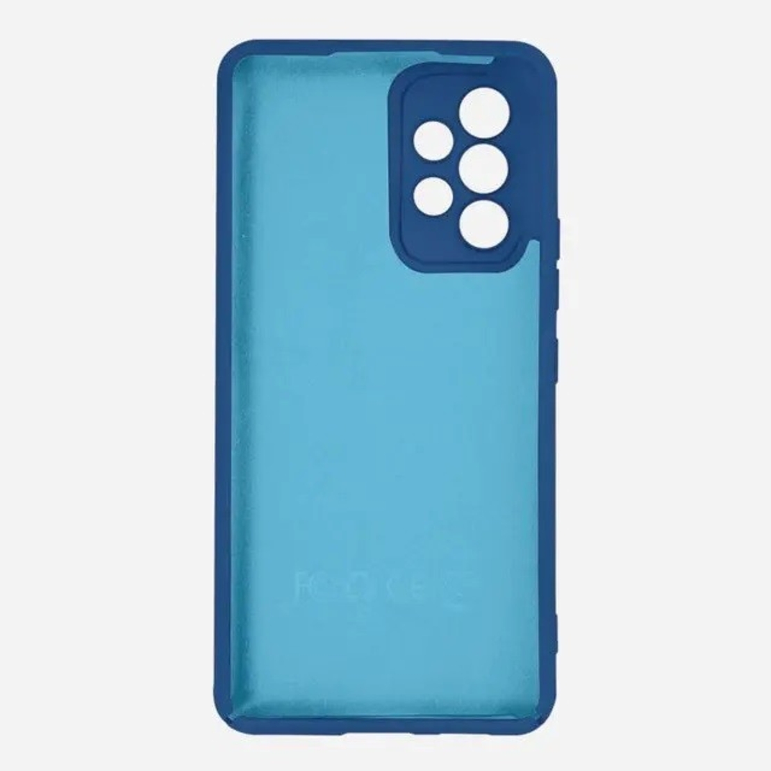 Husa protectie Vafy pentru Samsung A53 5G Liquid Silicone Albastru Inchis