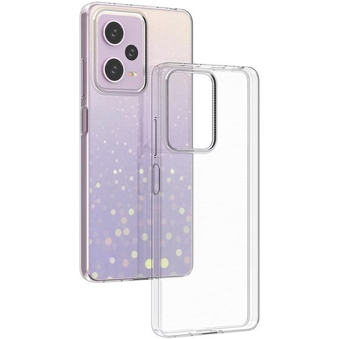 Husa de Protectie, Vafy, pentru Xiaomi Redmi Note 12 4G, TPU Protect Plus, cu Dust Plug, Transparent