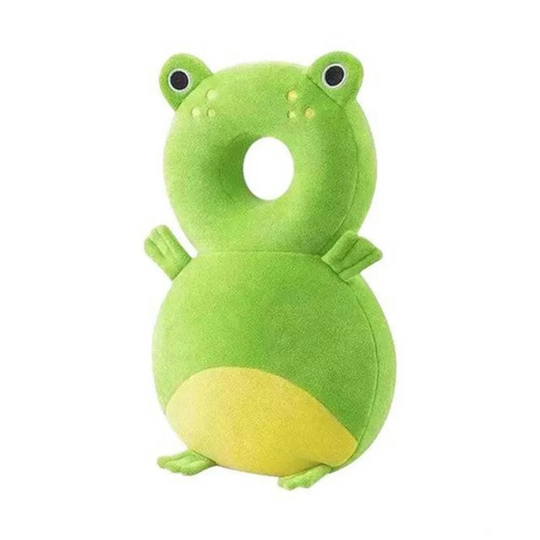 Perna tip Rucsac pentru Protectia Capului, Vafy, Tetiera tip Broscuta, pentru Bebelusi, 33x6x19 cm, 180 g, Verde