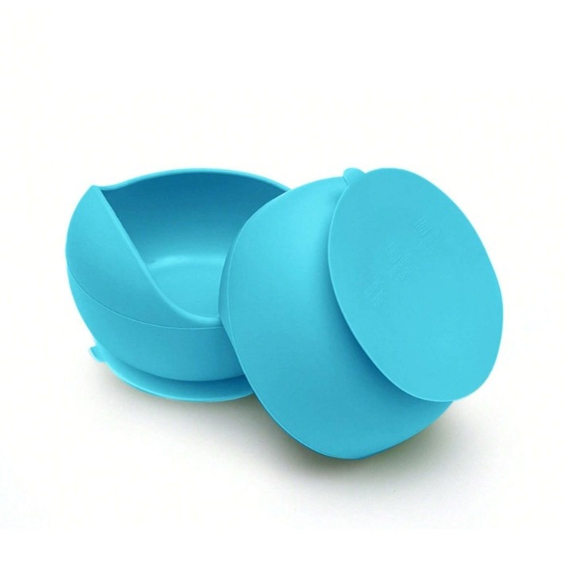 Set 10 Piese Servire Masa. Flippy, pentru Bebelusi si Copii, din Silicon/Lemn, cu Ventuze Anti-alunecare, fara Alergeni. +6 Luni, Model Elefant