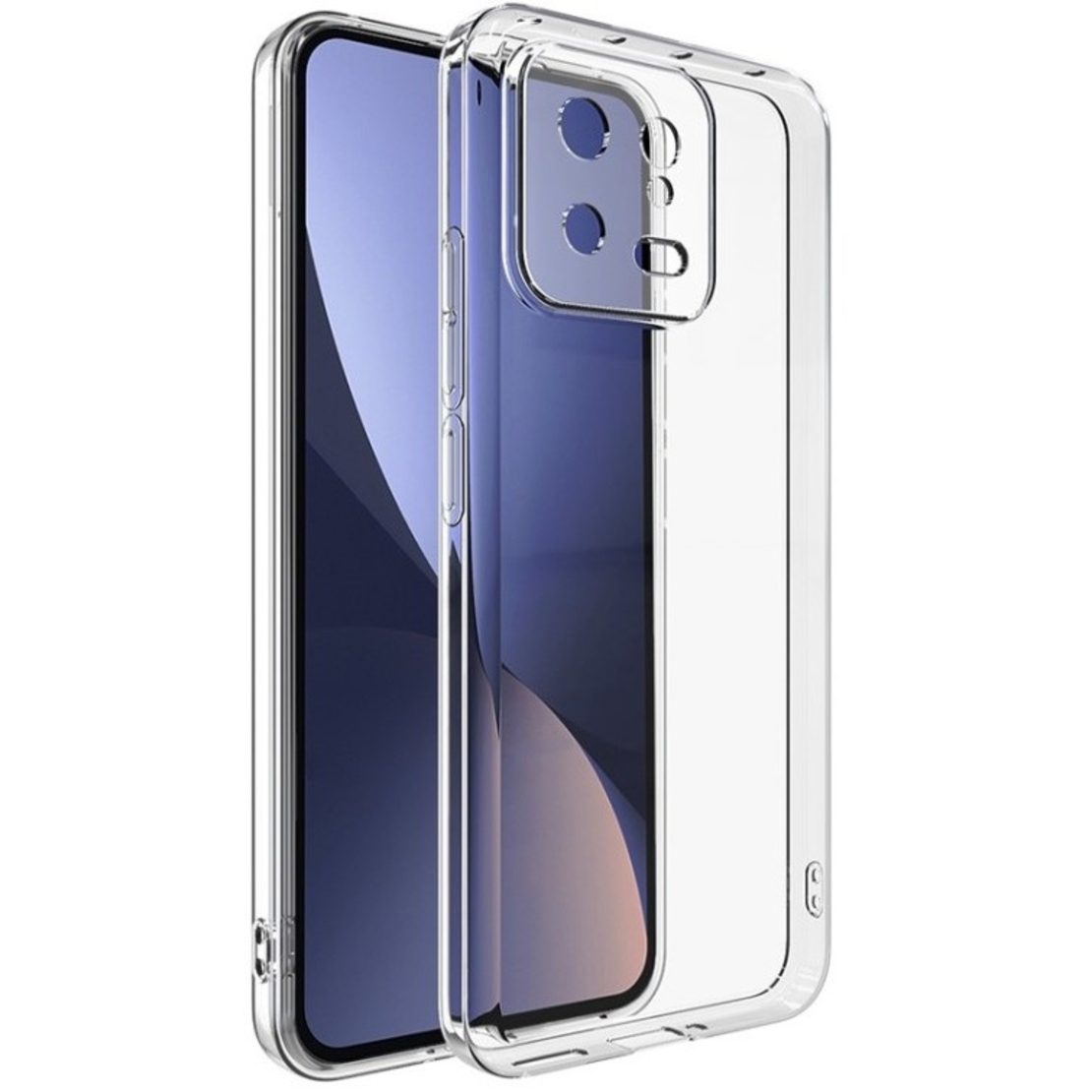 Husa de Protectie, Vafy, pentru Xiaomi 14, TPU Protect Plus, cu Dust Plug, Transparent