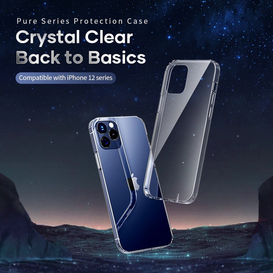 Husa TPU pentru iPhone 14 Plus, Vafy, Silicon, Protectie Antisoc, Transparenta