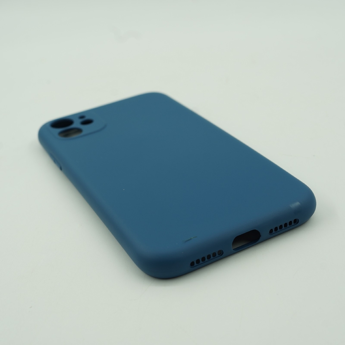 Husa protectie Vafy compatibila cu Huawei P Smart 2021 Liquid Silicone Case Albastru inchis