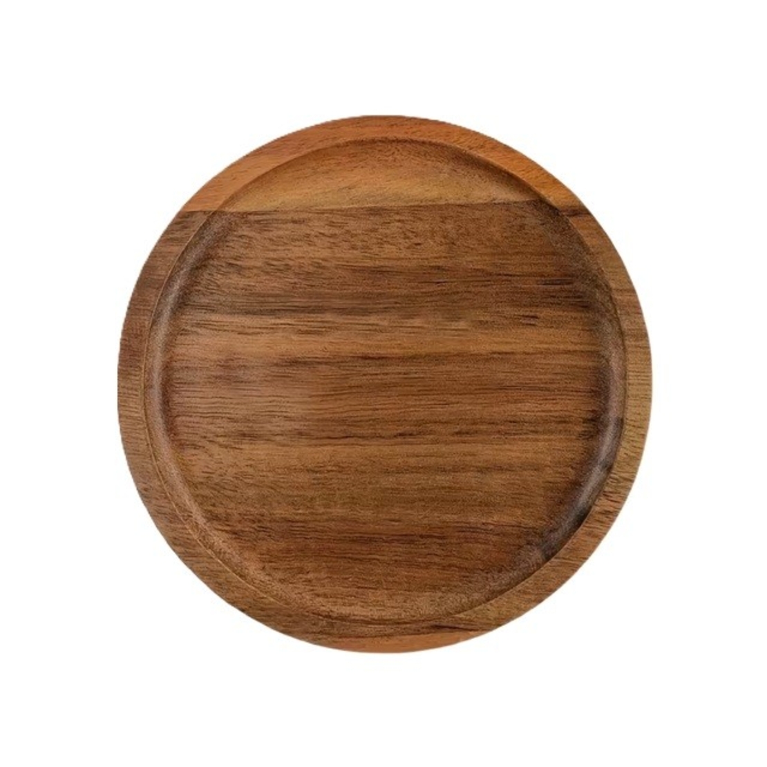 Farfurie din Lemn, Vafy, Rotunda, pentru Alimente sau Decor, 15 x 1.5 cm, Natur