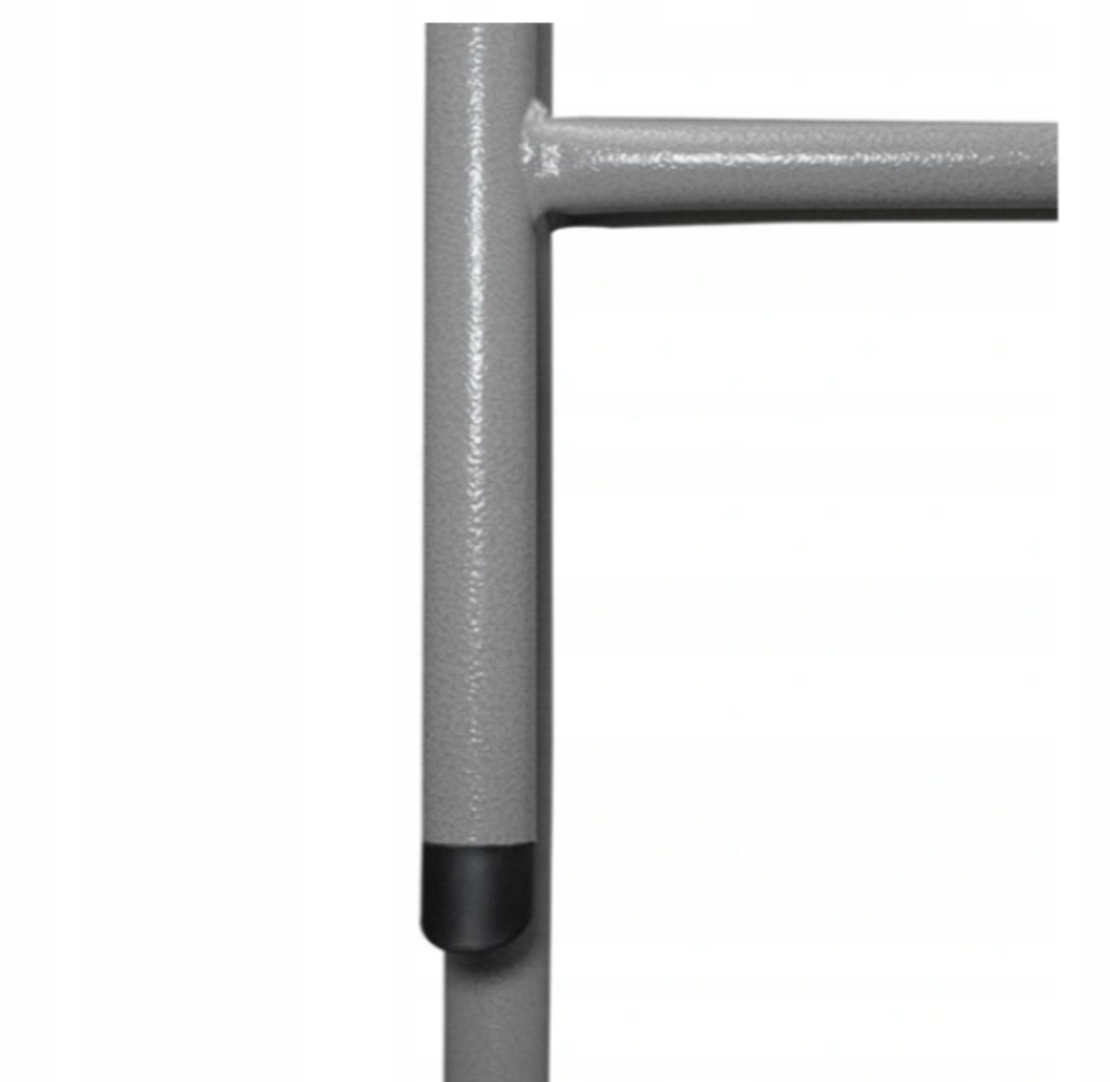 Scaun pliabil 54x46x86 cm, otel si HDPE, antiderapant, alb