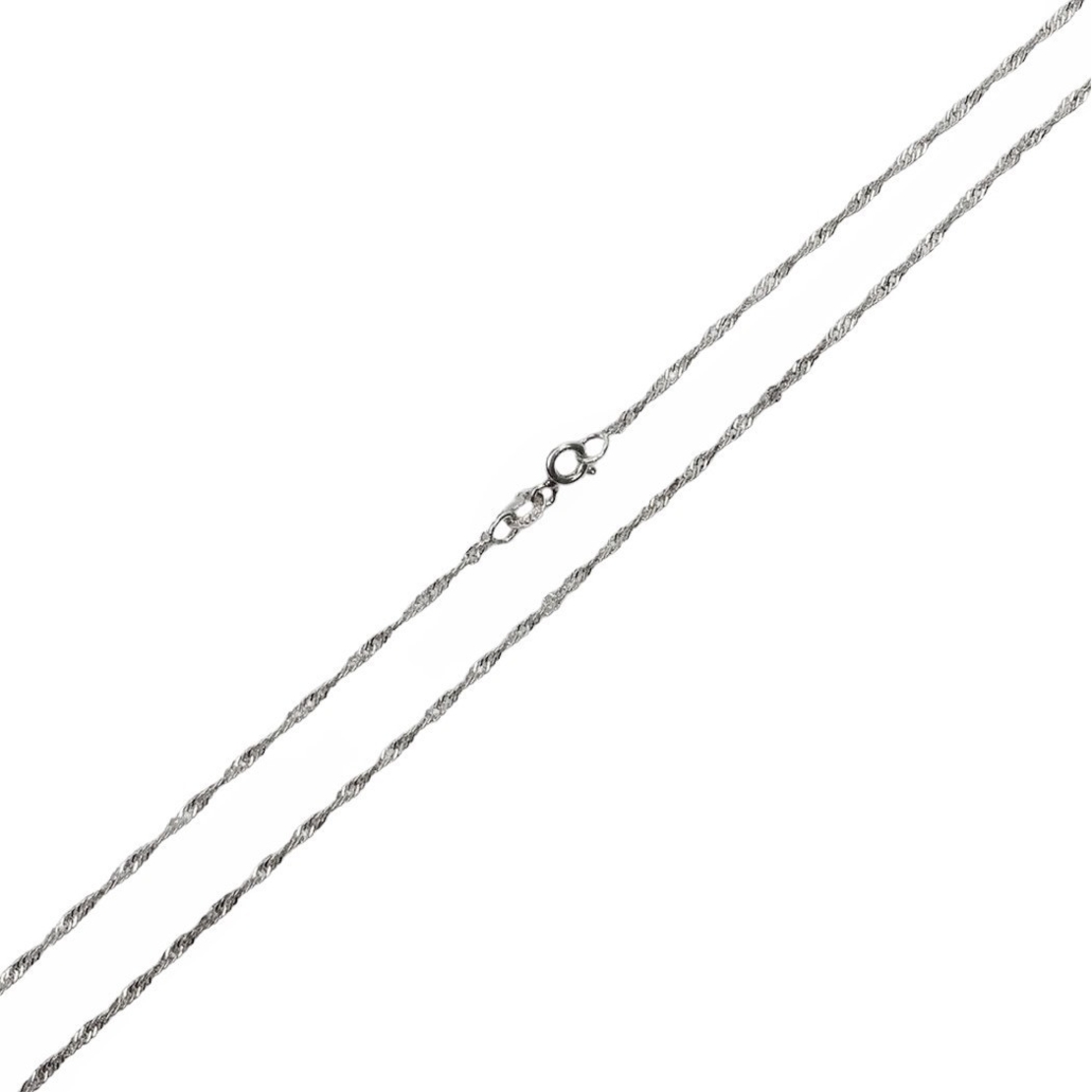 Lantisor din Argint 925 model Rasucit 39 cm,1.8 g