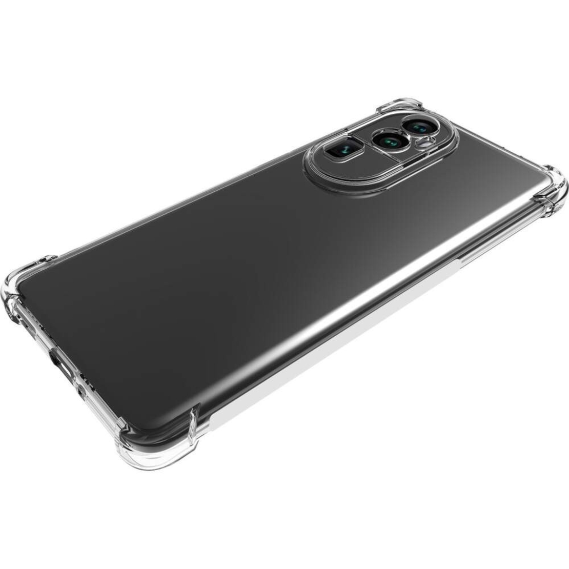 Husa protectie pentru Oppo Reno 8 Pro 5G, Vafy, TPU, Antisoc, Protectie colturi, Rezistenta la impact, 1.5 mm, Transparenta