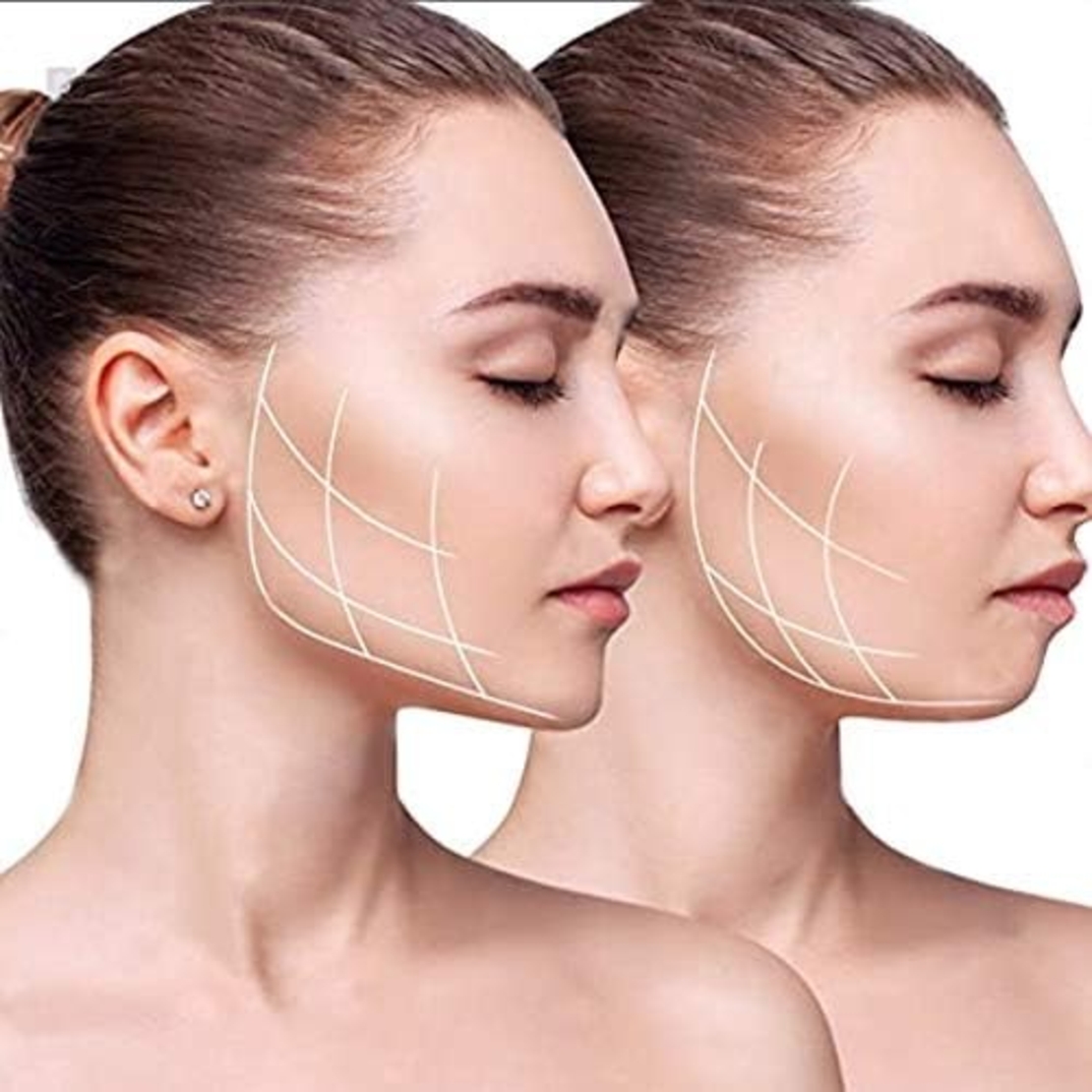 Dispozitiv de Tonifiere Faciala, Flippy, din Silicon, Corectare Mandibula/Maxilar, Roz