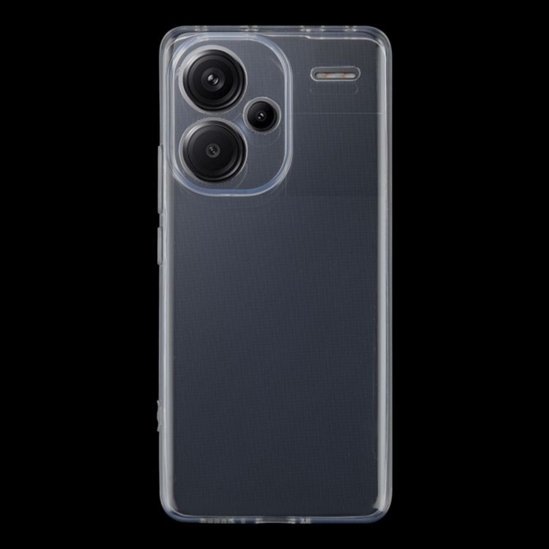 Husa Telefon, Vafy, Compatibila Xiaomi Redmi Note 13 Pro+ 5G, Carcasa TPU, Protectie Camere, 1.5 mm, Transparent