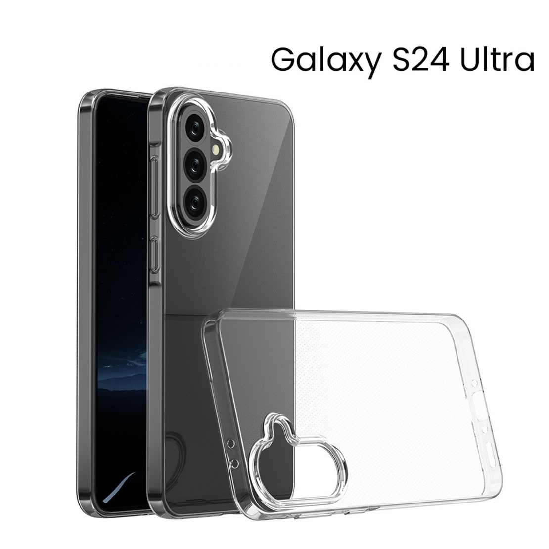 Husa de Protectie, Vafy, Husa de Protectie pentru Samsung Galaxy S24 Ultra, tip Carcasa, subtire din Silicon TPU, 1 mm, Protect Plus, Transparenta