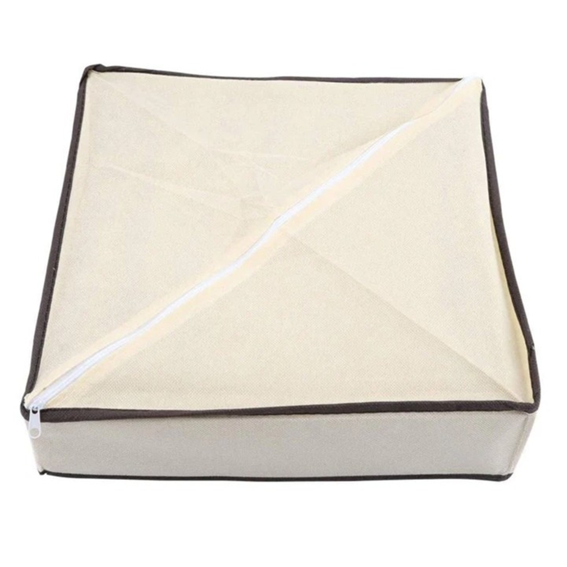 Cutie De Depozitare, Flippy, Pentru Lenjerie, Sosete Si Sutiene, Material Textil, 7 Compartimente, 32 x 32 x 10 cm, Culoare Bej