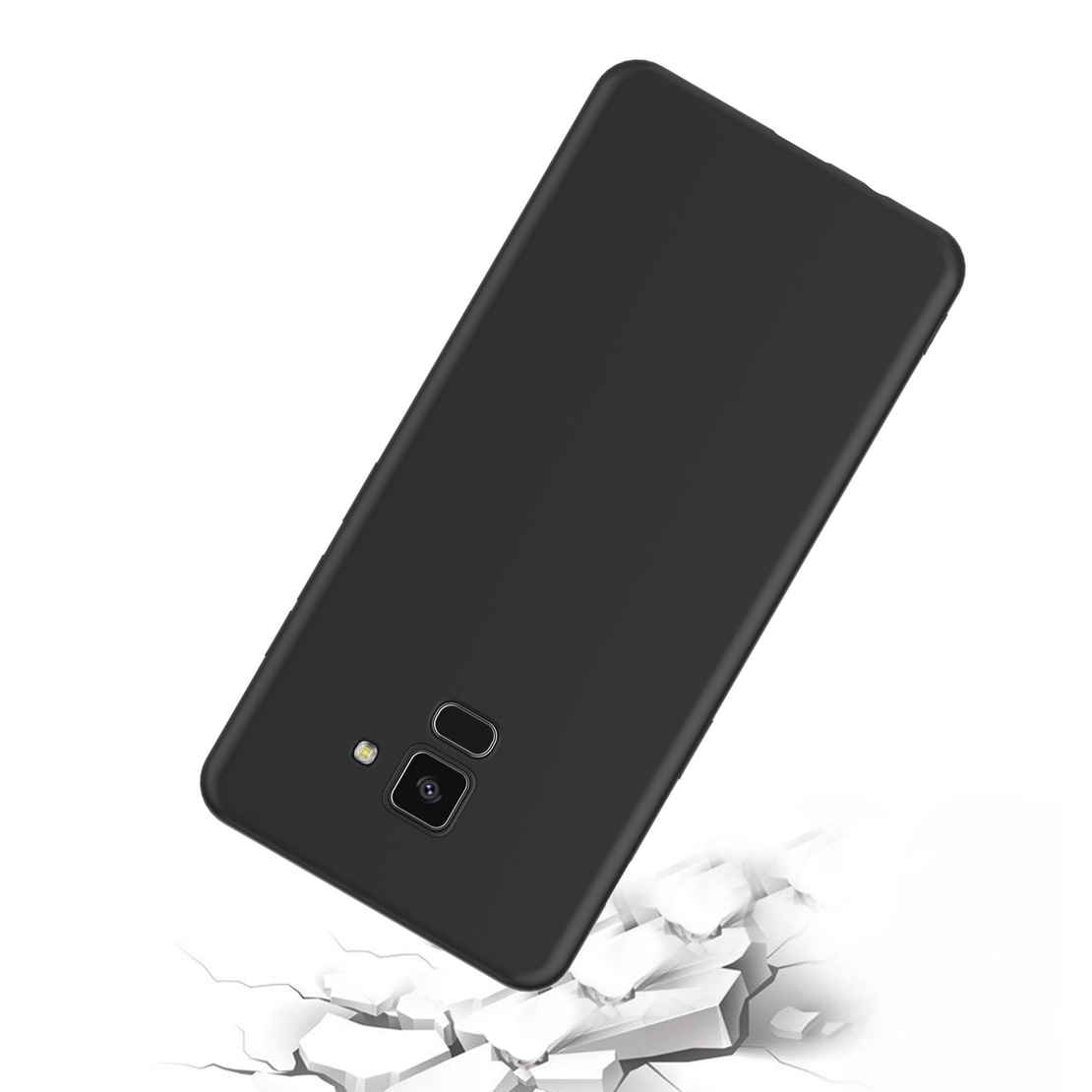 Husa Samsung Galaxy A8 2018 Luxury Case Negru