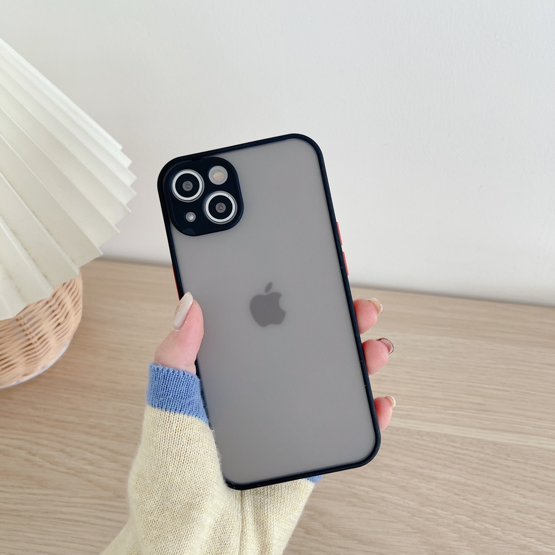 Husa protectie Vafy compatibila cu Apple iPhone 13 Mini Phantom Tpu Negru