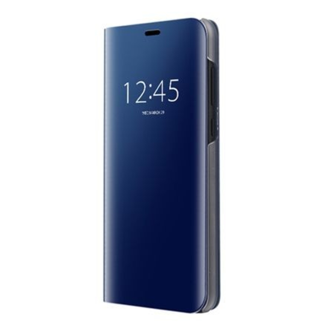 Husa Tip Carte, Flippy, Compatibila cu Huawei Mate 10 Lite, Flip Cover Oglinda, Albastru
