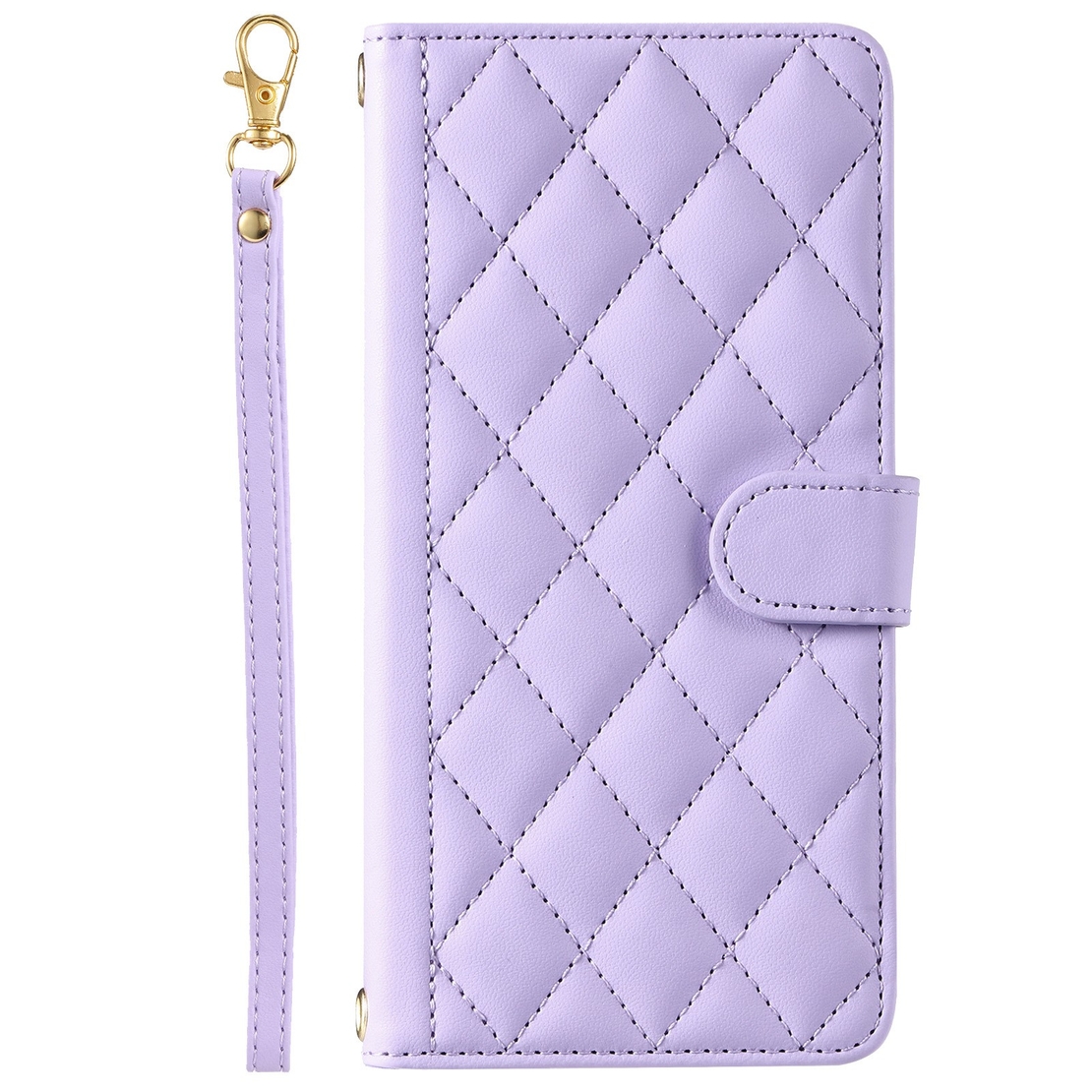 Husa de Protectie Tip Carte, Vafy, pentru Apple iPhone 15 Pro, Model cu Suport si Capsa, Antisoc, Rezistenta la Impact, Protectie Camera, Mov