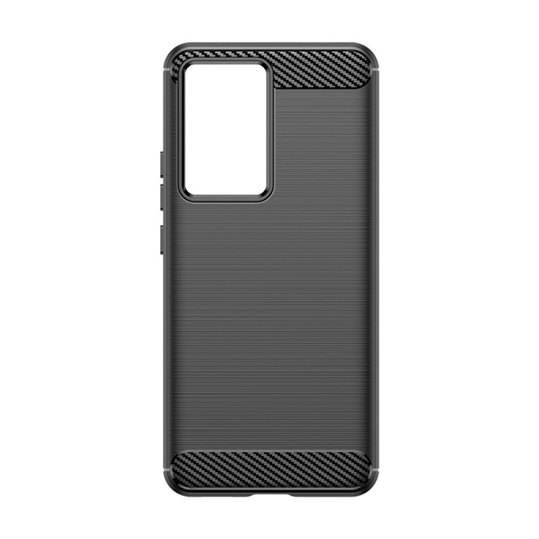 Husa de Protectie pentru Xiaomi Redmi 12, Vafy, Protectie 360, din TPU cu element de Carbon, Anti Alunecare, 1.8 mm, Negru