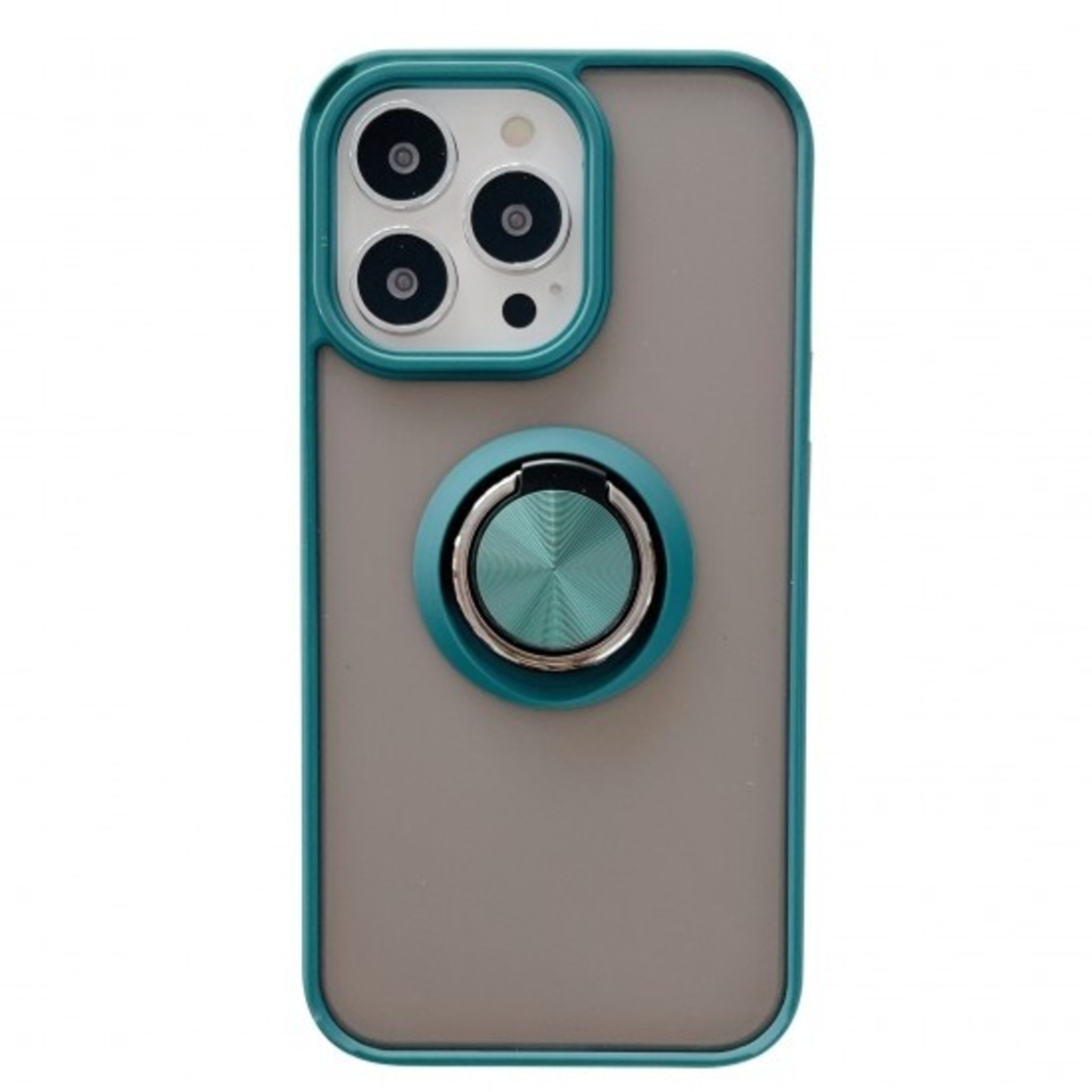 Husa de protectie Vafy compatibila cu Apple iPhone 13 Pro Max,Defender cu prindere inel,Verde