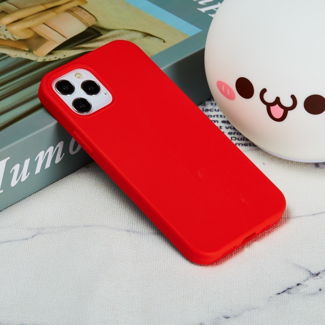Husa protectie Vafy compatibila cu Samsung Galaxy A51 4G Liquid Silicone Case Rosu