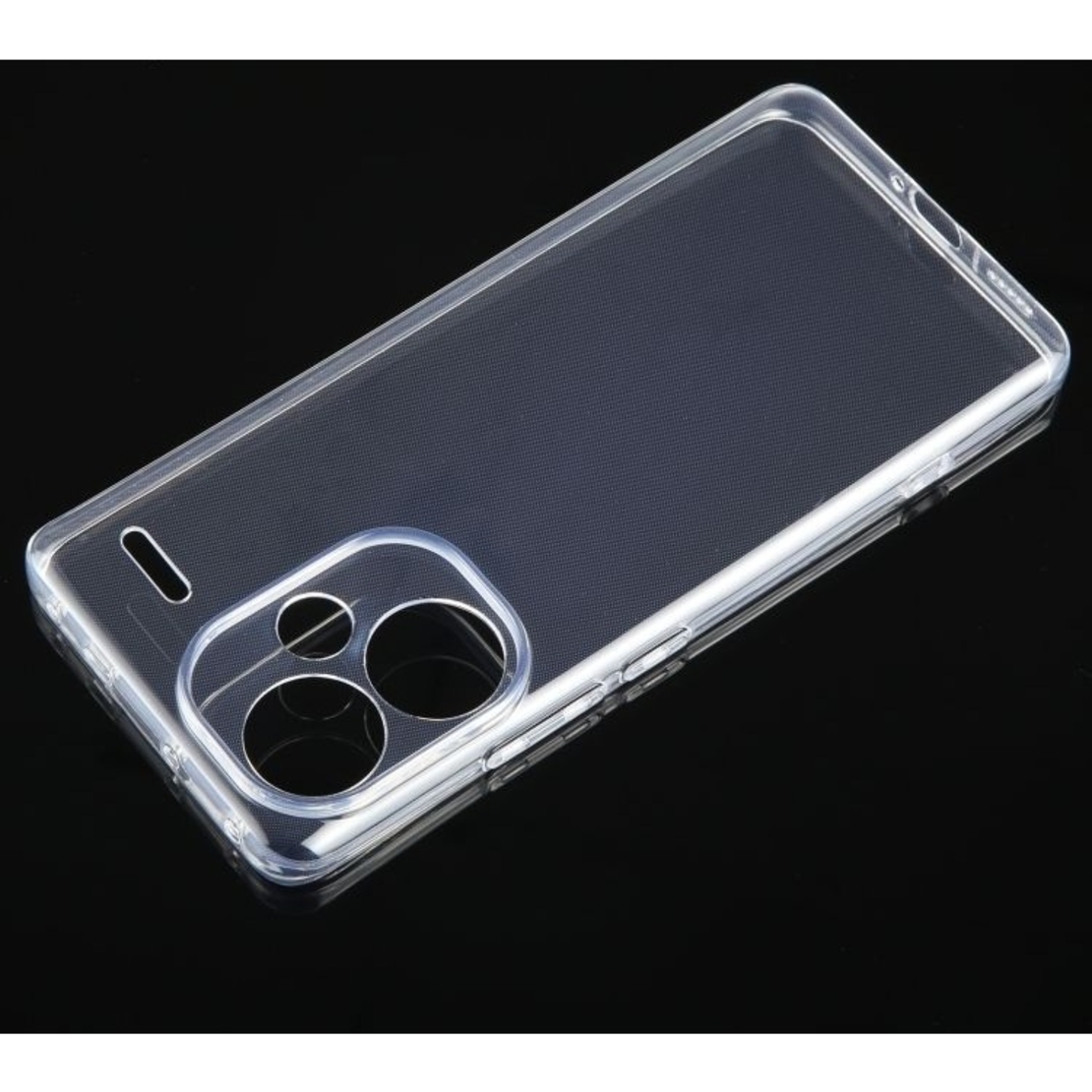 Husa Telefon, Vafy, Compatibila Xiaomi Redmi Note 13 Pro+ 5G, Carcasa TPU, Protectie Camere, 1.5 mm, Transparent