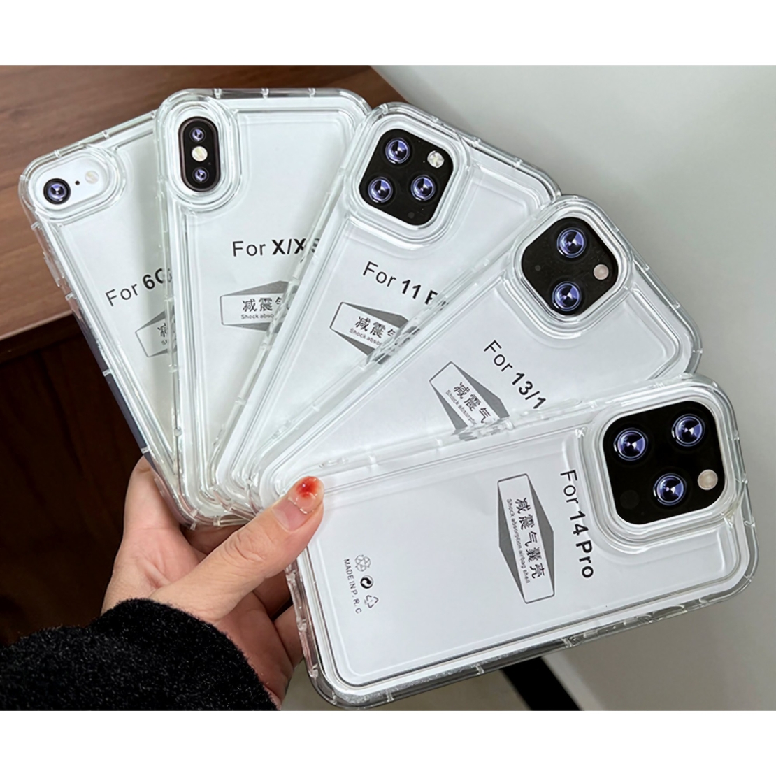 Husa de protectie Vafy, Airbag Shock Absorption, TPU, pentru Samsung A54 5G , Transparent