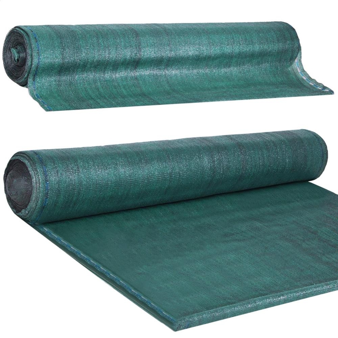 Plasa umbrire si intimitate pentru gard, 1m latime, 50m lungime, 140g densitate, verde