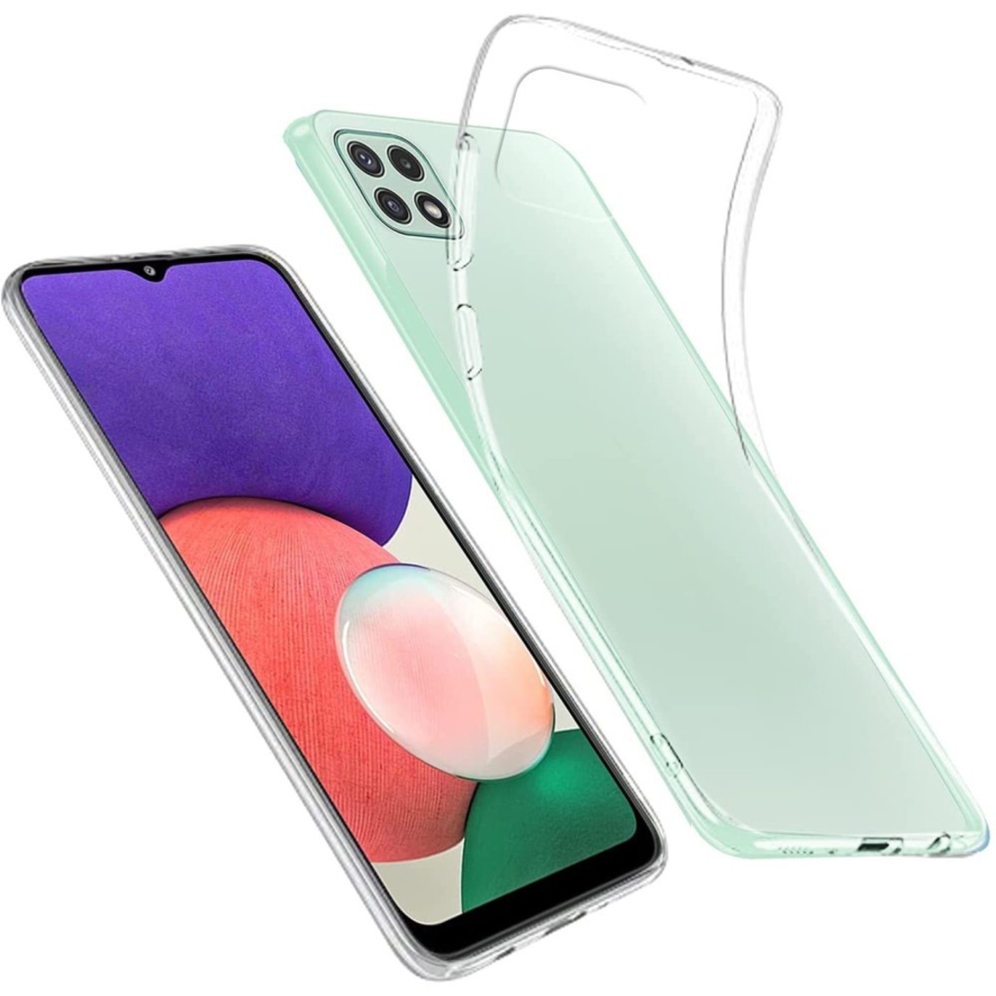 Husa de protectie pentru Samsung Galaxy A22 5G, Vafy, TPU Transparenta