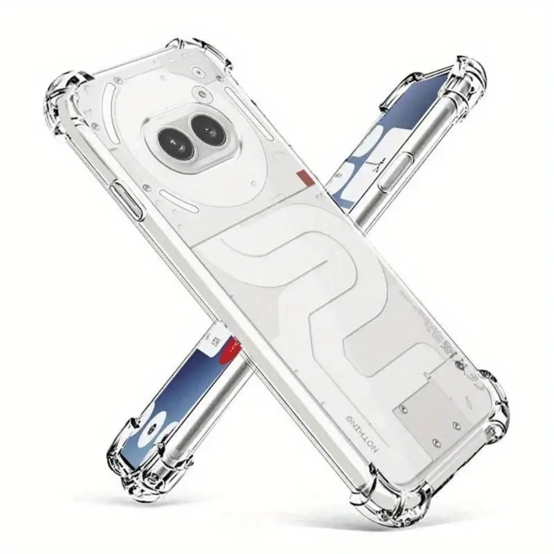 Husa de Protectie, Vafy, Compatibila cu Nothing Phone 2A, TPU Antisoc, Protectie Colturi, 1.5 mm Transparent