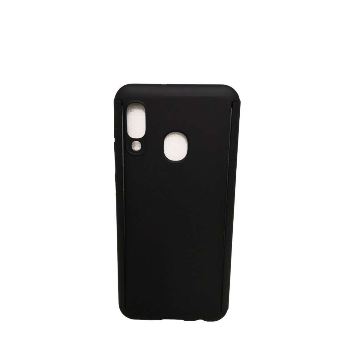 Husa de Protectie, Flippy, pentru Samsung Galaxy A20e, cu Acoperire Completa 360, cu Folie de Protectie, Plastic, Negru