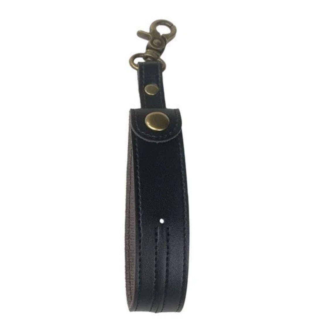 Husa pentru Kendama, Flippy, Husa de Depozitare pentru Kendama, din Piele Ecologica, Catarama cu Agatare pentru Transportare, Model Breloc Simplu, 19.5 x 2.5 cm, Negru