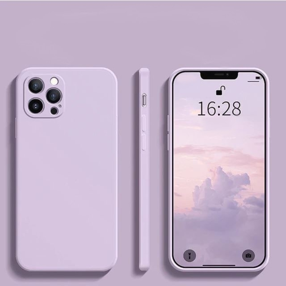 Husa protectie, Vafy, compatibila cu Huawei P40 lite Liquid Silicone Mov