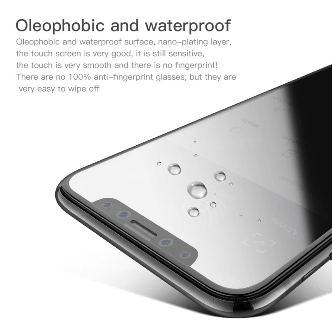 Folie protectie Flippy pentru iPhone 14, Sticla securizata, temperata, duritate 9H, Privacy Matte 360, Transparenta, Protectie Completa