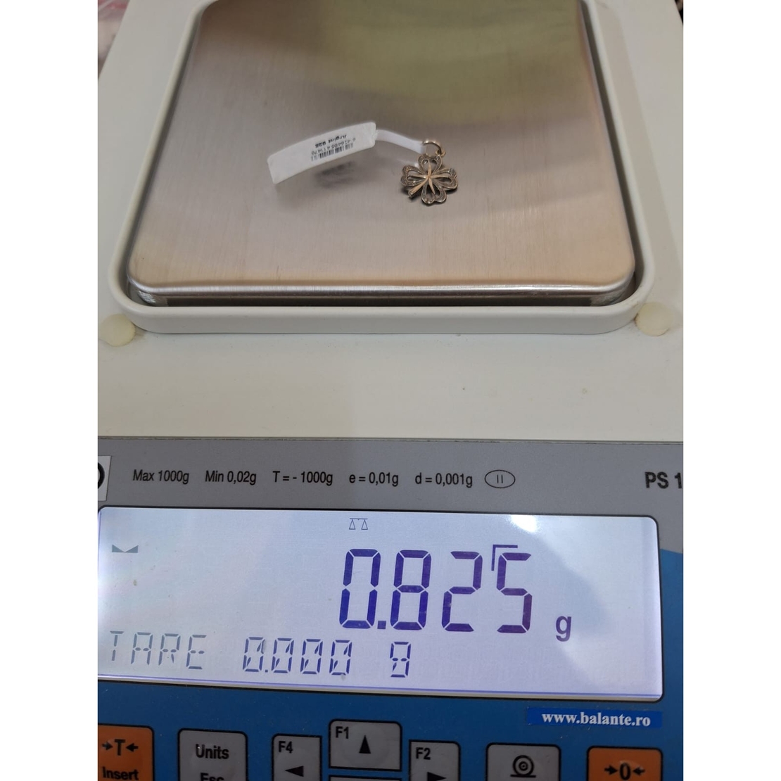 Pandantiv din Argint 925 Trifoi Patinat, 0.77 g