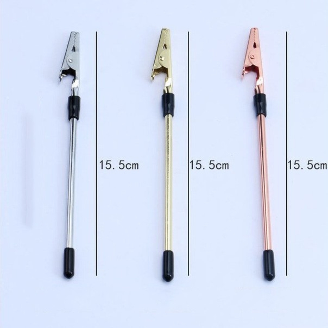 Clema mini pentru fixarea bijuteriilor, Vafy, din Metal, Ajutor pentru Bratari, Incuietori, Fermoare, Ajustare, Clema pentru Gura, 15.5 cm, Auriu