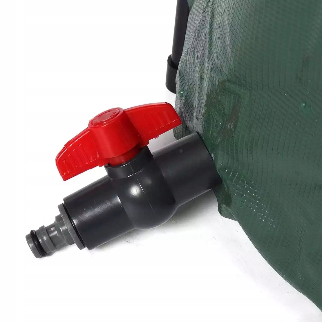Rezervor apa pluviala 250 L, pliabil 60x88 cm, cu robinet si filtru, PVC rezistent UV, verde
