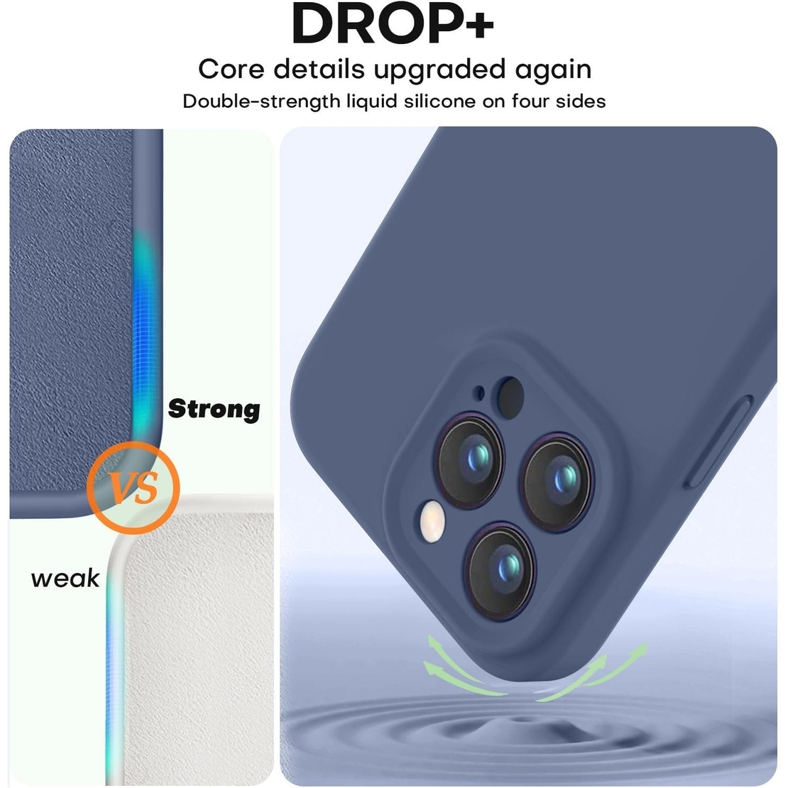 Husa de Protectie Matte TPU, Vafy, pentru OnePlus Nord3, Protectie Camera, Antisoc, Antizgariere, Antialunecare, Acoperire Completa, Albastru