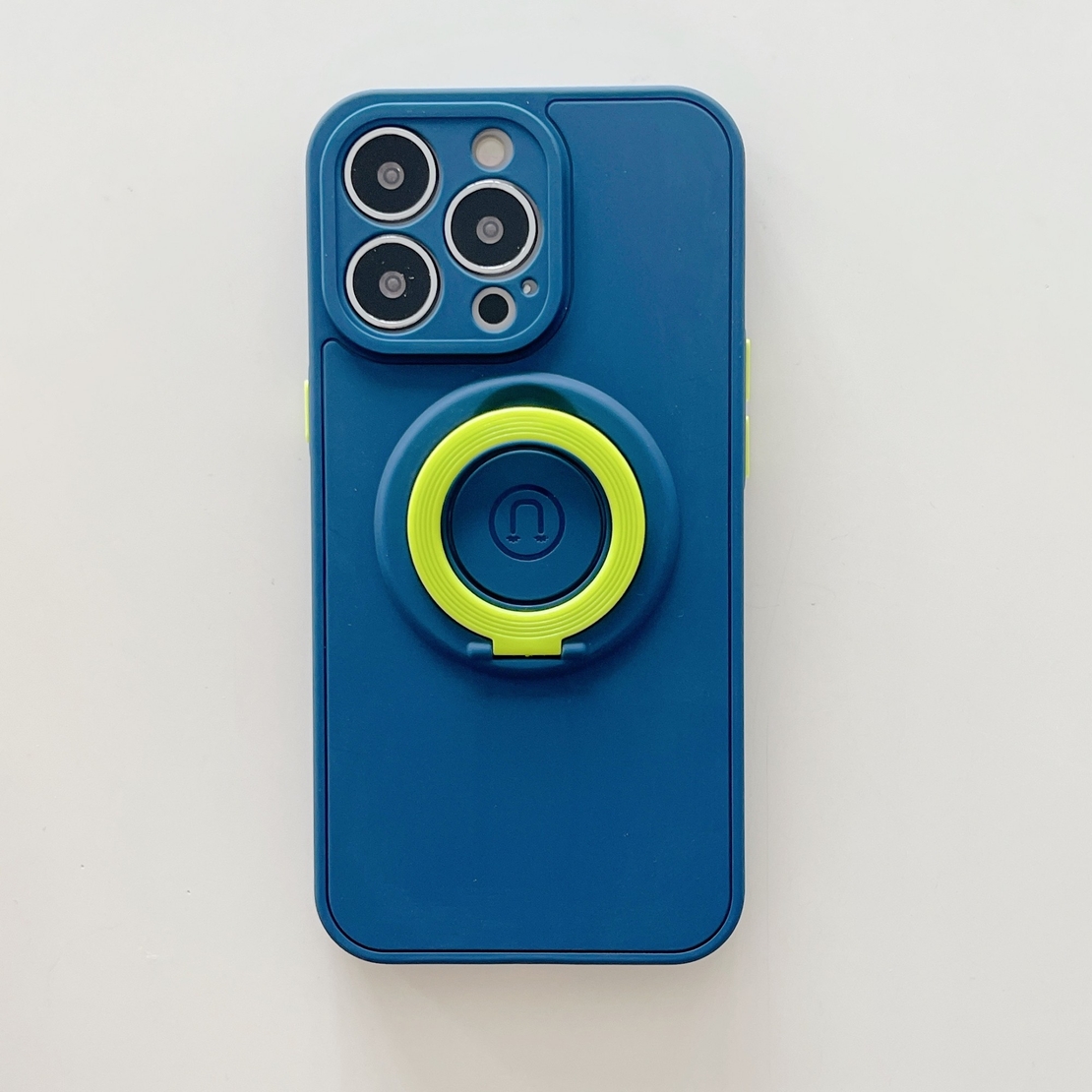 Husa protectie Vafy compatibila cu Apple iPhone 13 Mag Safe Silicone Albastru
