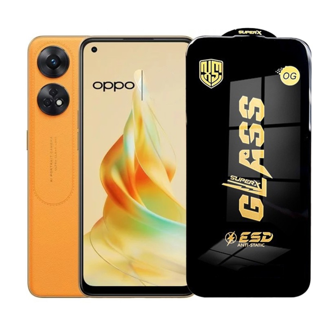 Folie de Protectie pentru Oppo Reno8 T, Vafy, Sticla Securizata ESD, Margini Negre, Rezistenta la Zgirieturi, Antistatica, 0.35 mm, Transparenta