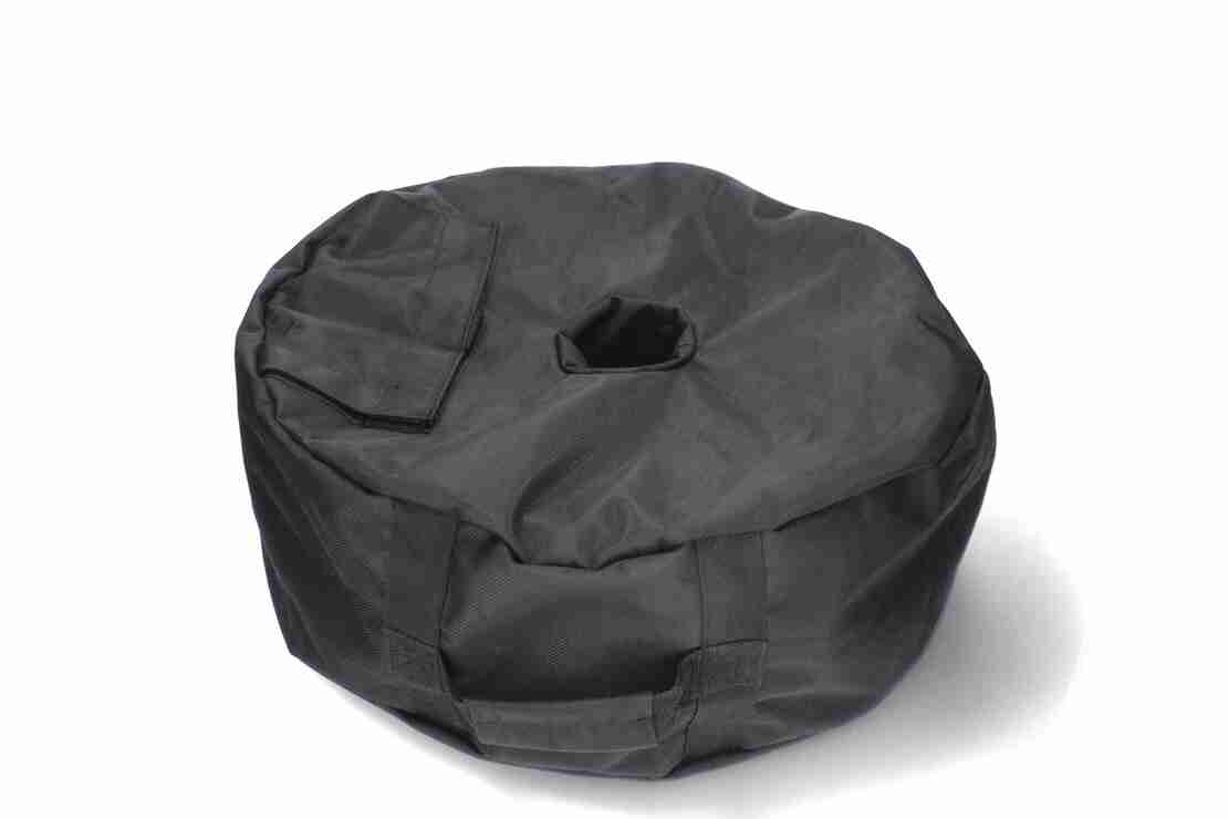 Suport umplere umbrela 47x18 cm, sac cu manere, inchidere velcro, poliester impermeabil, negru