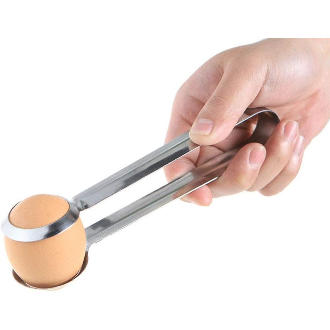 Cleste de Bucatarie, Vafy, Multifunctional, pentru Oua/Alimente/Salata, din Otel Inoxidabil, Gri