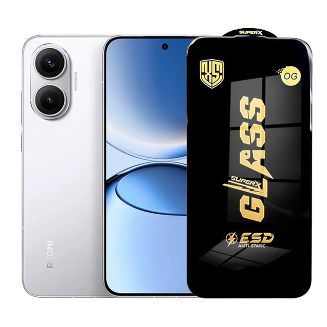 Folie de Protectie pentru Xiaomi Redmi Turbo 4 Pro, Vafy, Sticla Securizata ESD, Margini Negre, Rezistenta la Zgirieturi, Antistatica, 0.35 mm, Transparenta