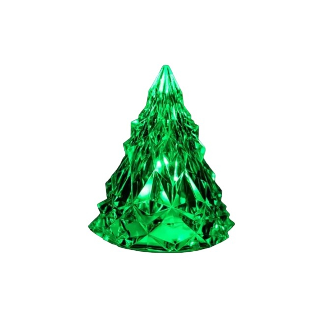 Lampa de Veghe, Flippy, Model IceBerg, Lumina Rece, cu Baterii, Verde, 6.5x8 cm