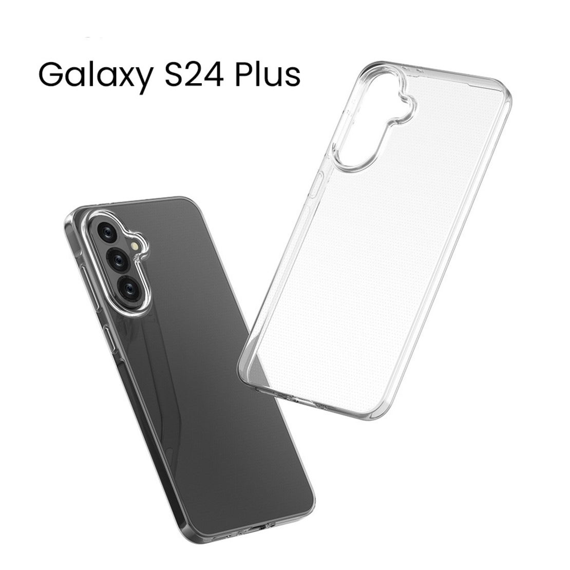 Husa de Protectie, Vafy, Husa de Protectie pentru Samsung Galaxy S24 Plus, tip Carcasa, subtire din Silicon TPU, 1 mm, Protect Plus, Transparenta