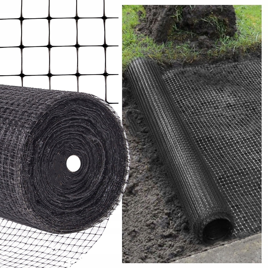 Plasa gradina anti daunatori si cartite, 30g/m2, 1x100metri, neagra