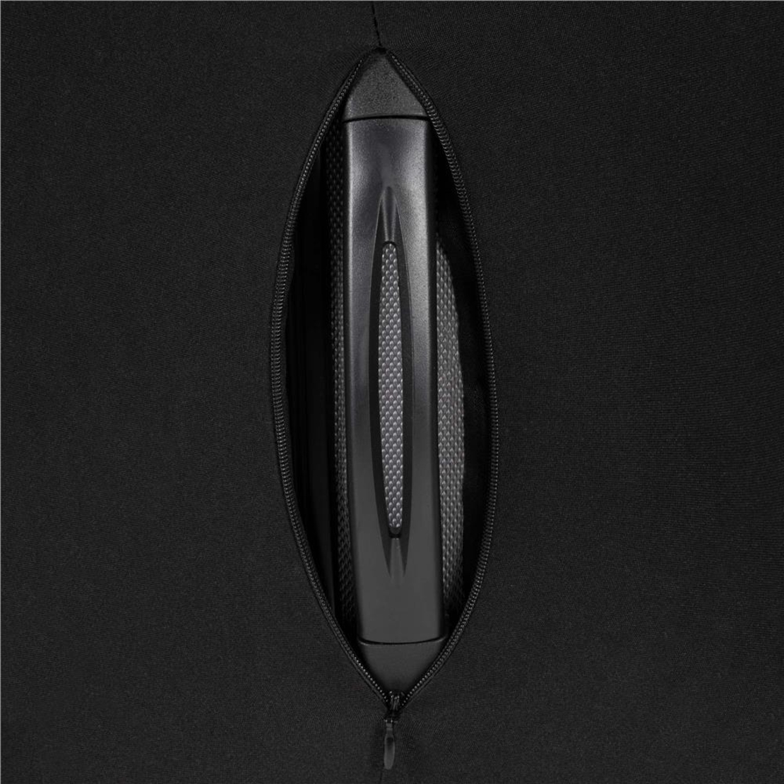 Husa protectie troler, elastica, marime L, cu fermoar dublu si catarama, negru